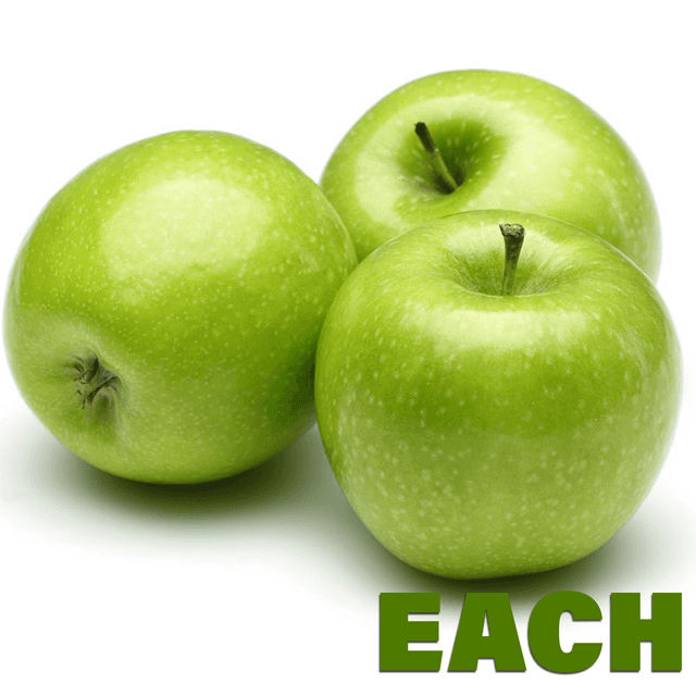 A small picture of Granny Smith Apples 84's