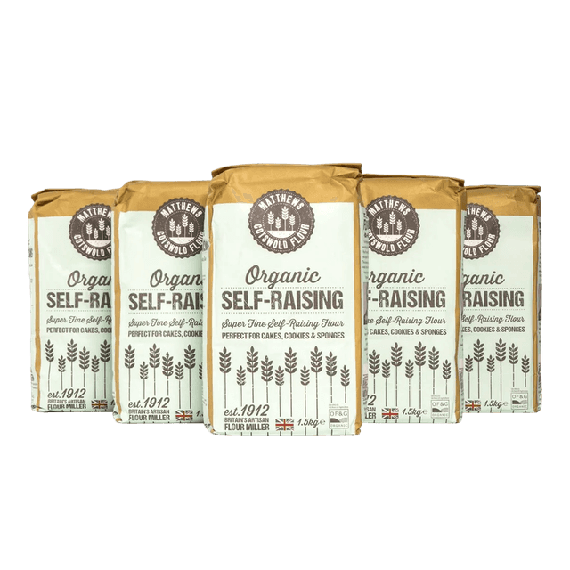 A small picture of Matthews Organic Self Raising Flour 5 x 1.5Kg