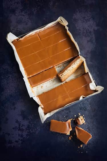 A small picture of Peck & Strong Rich Caramel Flapjack 1 x 16