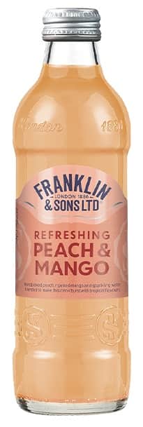 A small picture of Franklin & Sons Peach & Mango 12 x 275ml