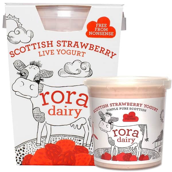 A small picture of Rora Dairy Strawberry Yoghurt 425g