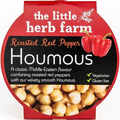 A small picture of Little Herb Farm Roasted Red Pepper Houmou