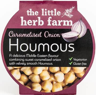 A small picture of Little Herb Farm Caramelised Onion Houmous