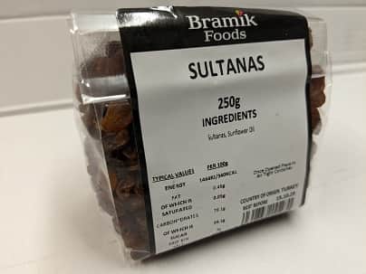 A small picture of Bramik Sultanas 250g