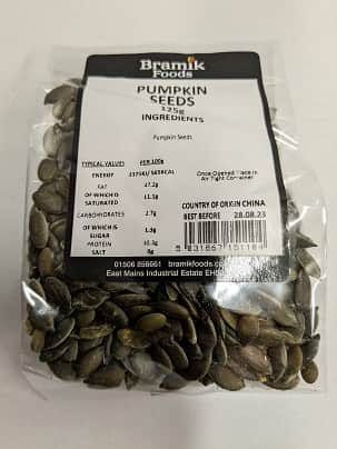 A small picture of Bramik Pumpkin Seeds 125g