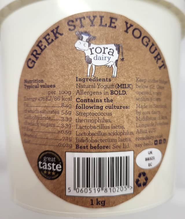 A small picture of Rora Dairy Organic Greek Yoghurt 1kg