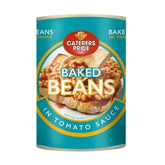 A picture of Caterers Pride Baked Beans 12x400g