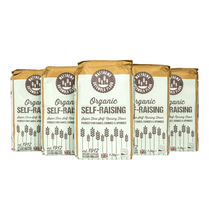 A picture of Matthews Organic Self Raising Flour 5 x 1.5Kg
