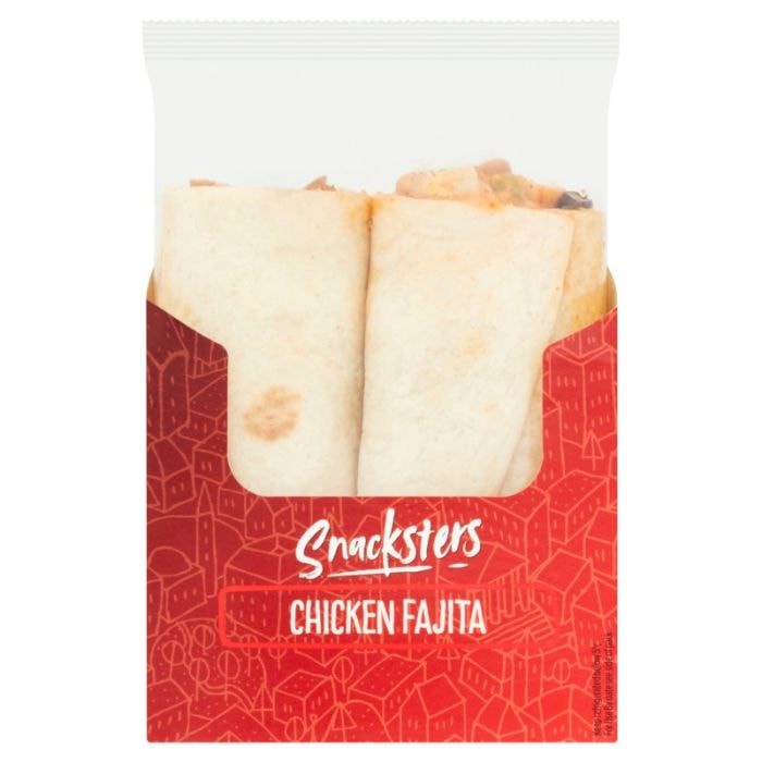 A picture of Snacksters Chicken Fajita Wrap