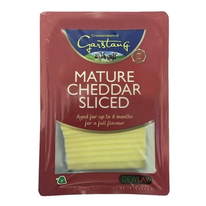 A picture of Garstang Sliced Mature White Cheddar 200g