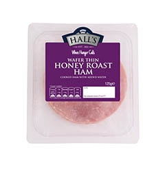 A picture of Halls Honey Roast Ham 100g