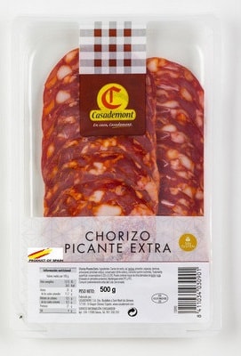A picture of Casademont Chorizo Spicy Sliced 500g