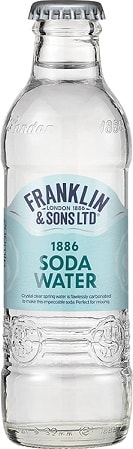 A picture of Franklin & Sons 1886 Soda Water 24 x 200ml