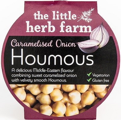 A picture of Little Herb Farm Caramelised Onion Houmous