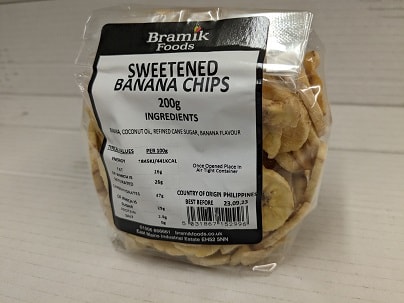 A picture of Bramik Banana Chips 200g