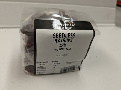 A picture of Bramik Seedless Raisins 250g