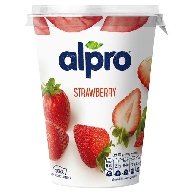 A picture of Alpro Strawberry Alternative To Yoghurt