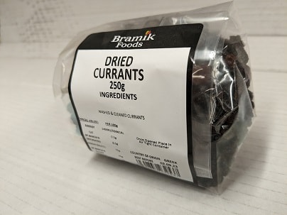 A picture of Bramik Dried Currantss 250g