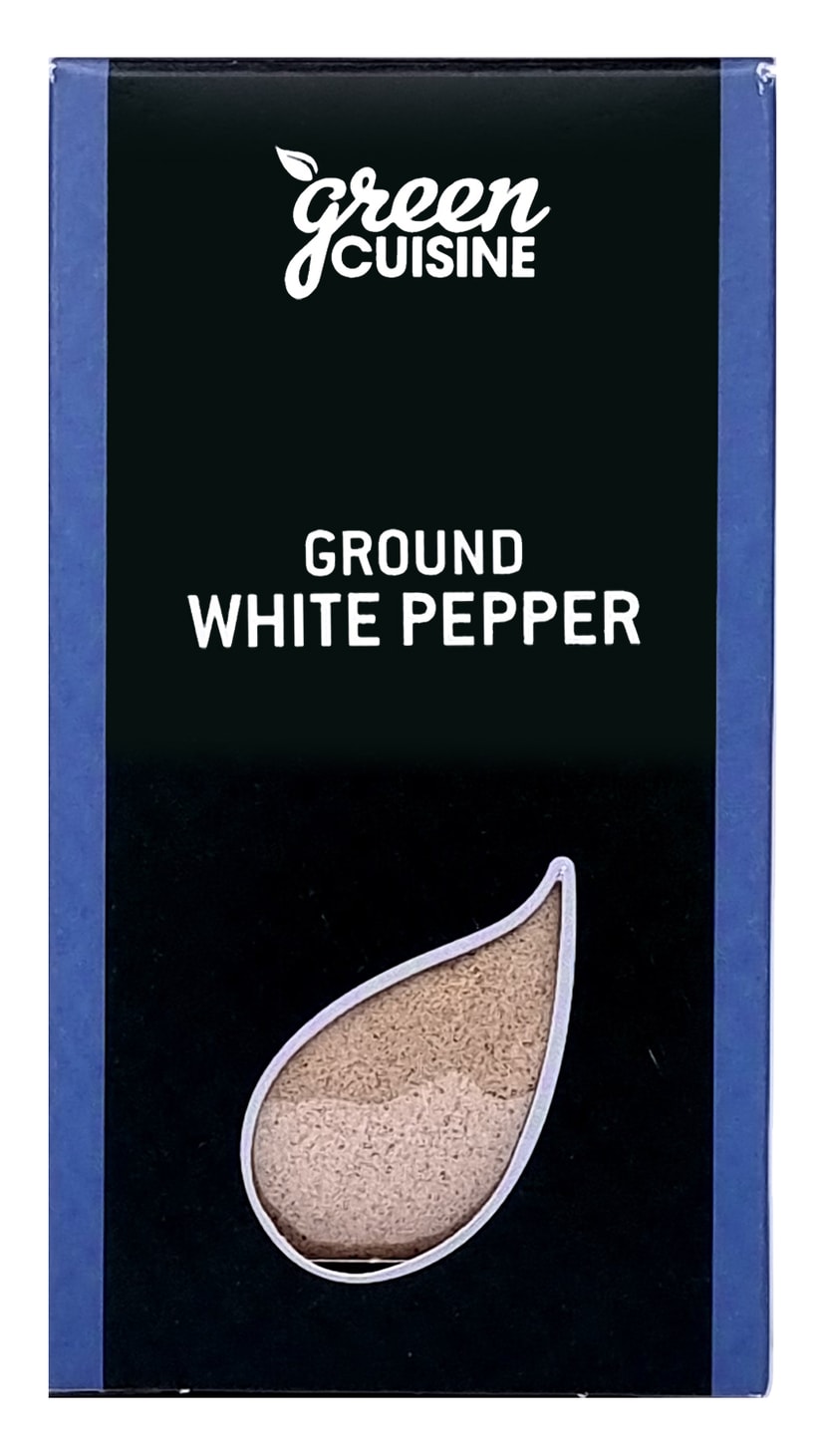 A picture of Green Cuisine White Pepper Ground 6x25g
