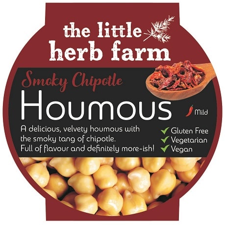A picture of Little Herb Farm Chipotle Houmous 200g